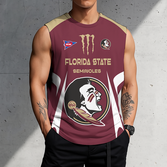 ACTIVE OFFER - NEW CUSTOMIZED | NCAA FBS21 FLS FL SEMINOLES MEN'S GYM SHIRT