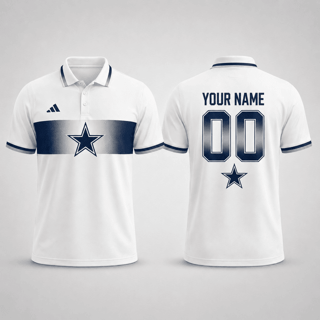 SPECIAL EDITION - NEW CUSTOMIZED NFL21 DCB DALLAS COWBOYS T-SHIRT, POLO SHIRT, ZIP POLO SHIRT, SWEATSHIRT, HOODIE & ZIP HOODIE