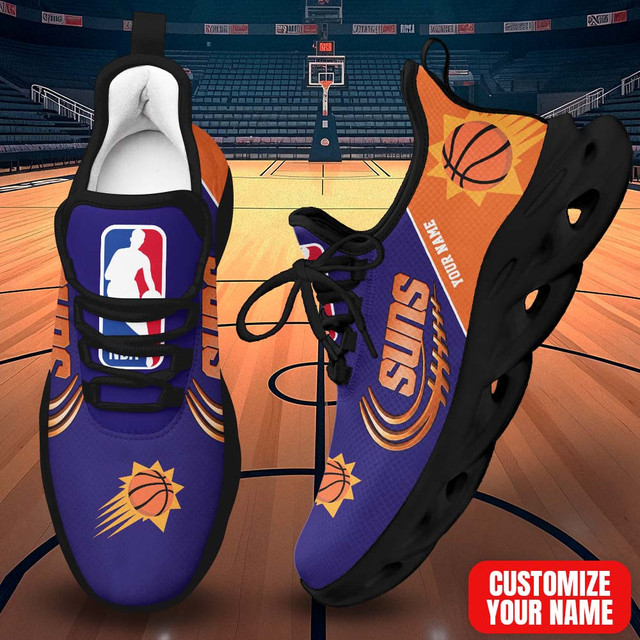 FINAL SALE - NEW CUSTOMIZED NBA21 PSU PHOENIX SUNS PREMIUM CLUNKY SNEAKERS
