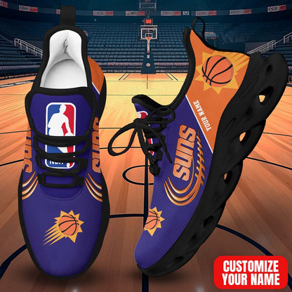 FINAL SALE - NEW CUSTOMIZED NBA21 PSU PHOENIX SUNS PREMIUM CLUNKY SNEAKERS