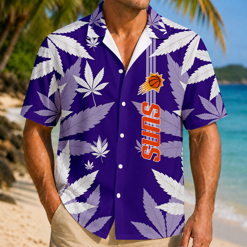 FINAL SALE - NEW CUSTOMIZED NBA21 PSU PHOENIX SUNS UNISEX HAWAIIAN SHIRT