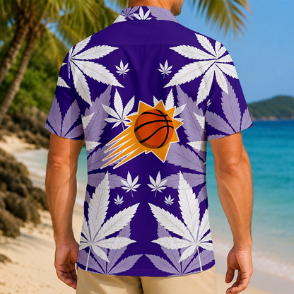 FINAL SALE - NEW CUSTOMIZED NBA21 PSU PHOENIX SUNS UNISEX HAWAIIAN SHIRT