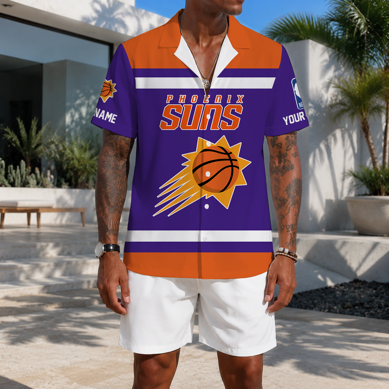 LIMITED EDITION - NEW CUSTOMIZED NBA21 PSU PHOENIX SUNS UNISEX HAWAIIAN SHIRT