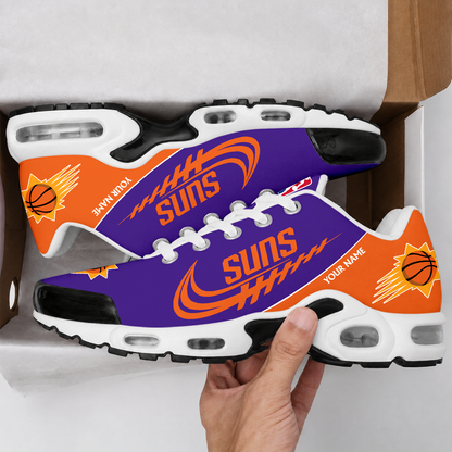 LIMITED EDITION - NEW CUSTOMIZED NBA21 PSU PHOENIX SUNS AIR MAX PLUS SNEAKERS