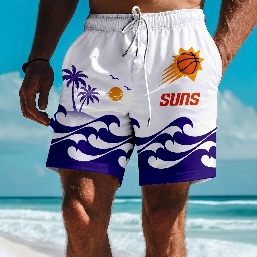 FINAL SALE - NEW CUSTOMIZED NBA21 PSU PHOENIX SUNS SHORT PANTS