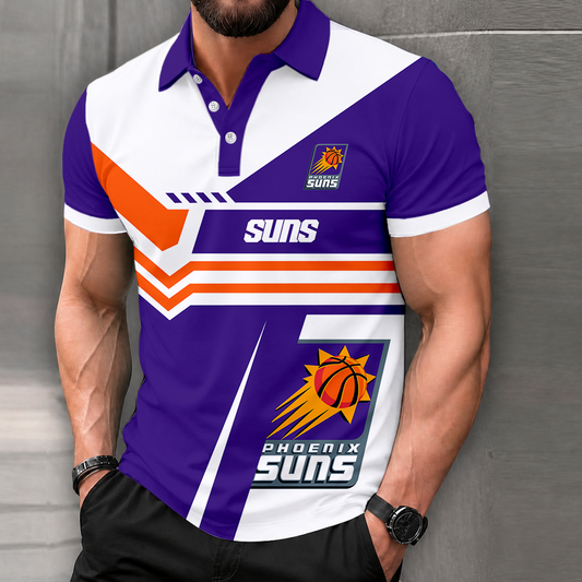 FINAL SALE - NEW CUSTOMIZED NBA21 PSU PHOENIX SUNS POLO SHIRT, ZIP POLO SHIRT & T-SHIRTS