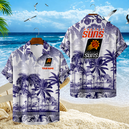 FINAL SALE - NEW CUSTOMIZED NBA21 PSU PHOENIX SUNS UNISEX HAWAIIAN SHIRT