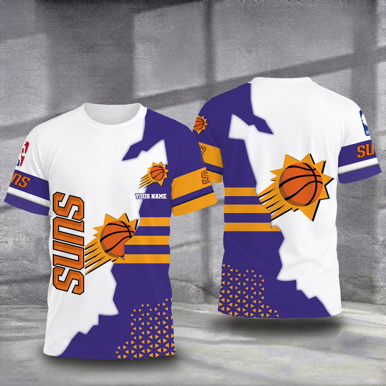 FINAL SALE - NEW CUSTOMIZED NBA21 PSU PHOENIX SUNS T-SHIRT, POLO SHIRT, ZIP POLO SHIRT, SWEATSHIRT, HOODIE & ZIP HOODIE