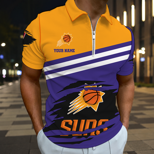 FINAL SALE - NEW CUSTOMIZED NBA21 PSU PHOENIX SUNS T-SHIRT, POLO SHIRT, ZIP POLO SHIRT, SWEATSHIRT, HOODIE & ZIP HOODIE