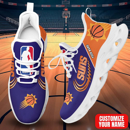 FINAL SALE - NEW CUSTOMIZED NBA21 PSU PHOENIX SUNS PREMIUM CLUNKY SNEAKERS