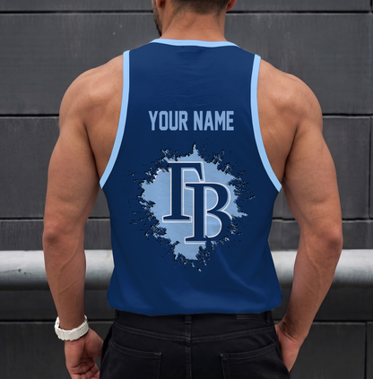 FINAL SALE - NEW CUSTOMIZED MLB21 TAMPA BAY RAYS UNISEX TANK TOP