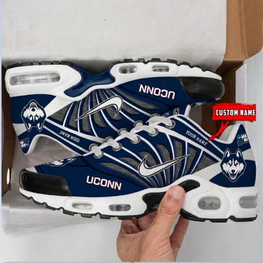 ELITE EDITION - NEW CUSTOMIZED NCAA MAM21 UCH UC HUSKIES UNISEX AIR MAX PLUS SNEAKERS