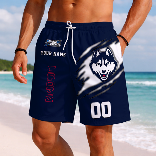 LIMITED DROP - NEW CUSTOMIZED | NCAA MAM21 UCH UC HUSKIES SHORT PANTS
