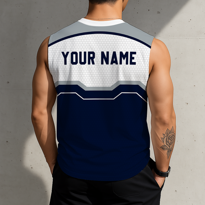 LIMITED EDITION - NEW CUSTOMIZED NCAA MAM21 UCH UCONN HUSKIES MEN'S GYM SHIRT
