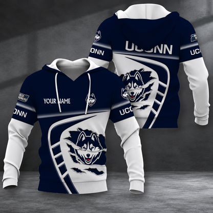 HOT DEAL - NEW CUSTOMIZED NCAA MAM21 UCH UCONN HUSKIES T-SHIRT, POLO SHIRT, ZIP POLO SHIRT, SWEATSHIRT, HOODIE & ZIP HOODIE