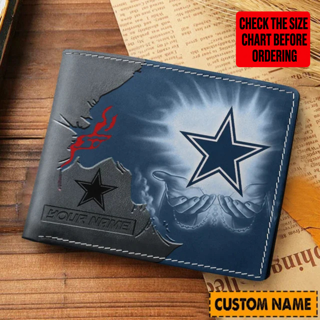 [SPECIAL OFFER] NEW CUSTOMIZED NFL21 DCB DALLAS COWBOYS LEATHER WALLET