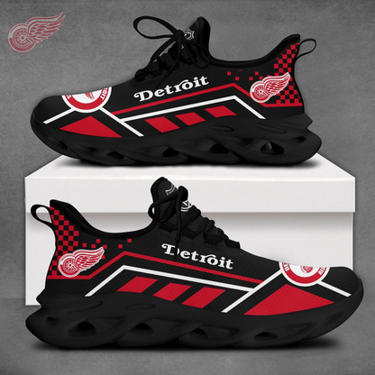 LIMITED EDITION - NEW CUSTOMIZED NHL22 DRW DETROIT RED WINGS CLUNKY SNEAKERS