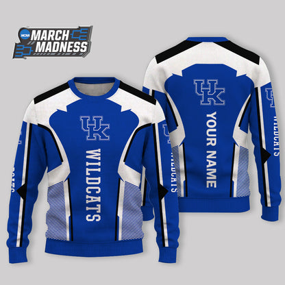 LIMITED EDITION - NEW CUSTOMIZED NCAA MAM22 KEW KENTUCKY WILDCATS UGLY SWEATER