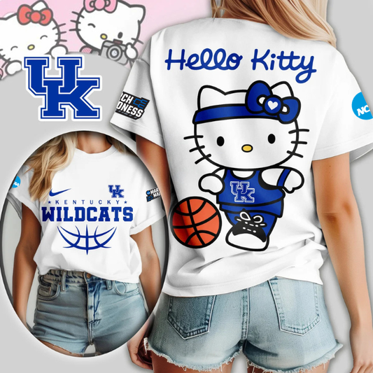 MEGA SALE - NEW CUSTOMIZED NCAA MAM22 KEW KE WILDCATS HELLO KITTY T-SHIRT, SWEATSHIRT, HOODIE & ZIP HOODIE