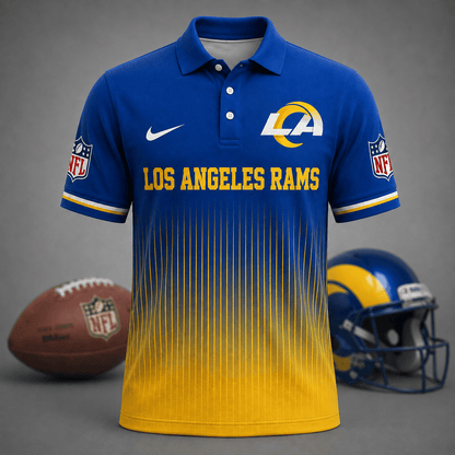 FINAL SALE - NEW CUSTOMIZED NFL22 LAR LOS ANGELES RAMS T-SHIRT, POLO SHIRT, ZIP POLO SHIRT, SWEATSHIRT, HOODIE & ZIP HOODIE