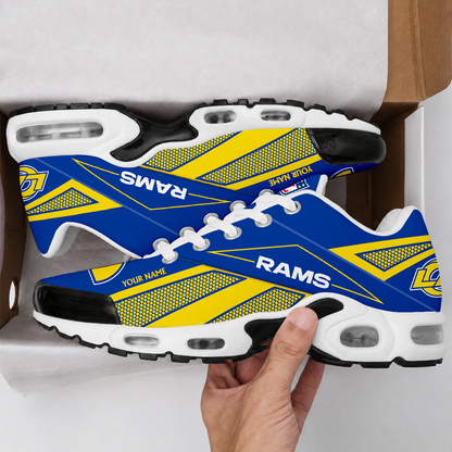 FLASH SALE - NEW CUSTOMIZED NFL22 LAR LOS ANGELES RAMS AIR MAX PLUS SNEAKERS