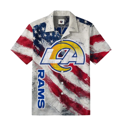[SPECIAL OFFER] NEW CUSTOMIZED NFL22 LAR LOS ANGELES RAMS UNISEX HAWAIIAN SHIRT