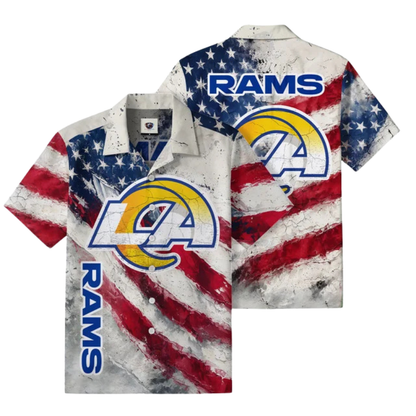 [SPECIAL OFFER] NEW CUSTOMIZED NFL22 LAR LOS ANGELES RAMS UNISEX HAWAIIAN SHIRT