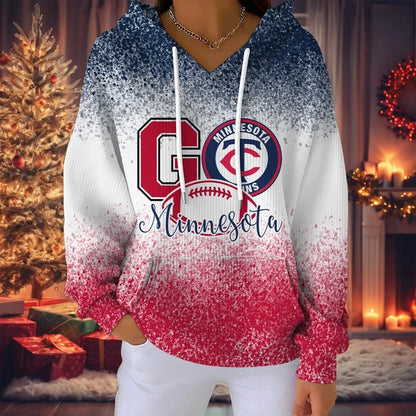 LIMITED EDITION - NEW CUSTOMIZED MLB22 MTS MINNESOTA TWINS RIBBED HOODIE & SWEATSHIRT