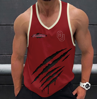 SPECIAL EDITION - NEW CUSTOMIZED NCAA CWS22 OUS OKLAHOMA SOONERS UNISEX TANK TOP