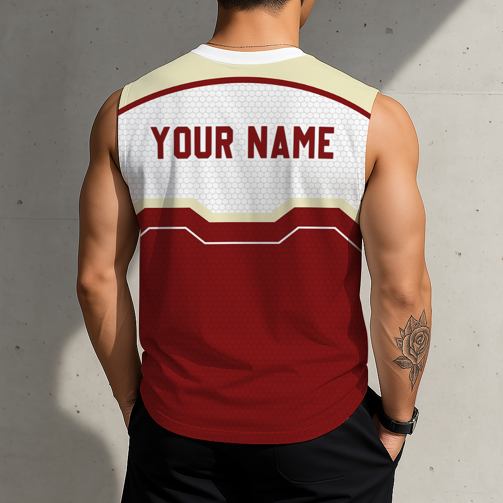 LIMITED EDITION - NEW CUSTOMIZED NCAA CWS22 OUS OKLAHOMA SOONERS MEN'S GYM SHIRT
