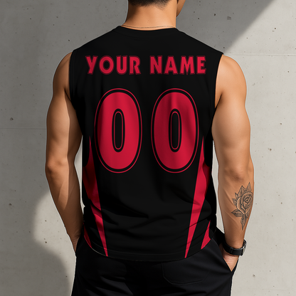 FINAL SALE - NEW CUSTOMIZED NBA22 PTB PORTLAND TRAIL BLAZERS MEN'S GYM SHIRT