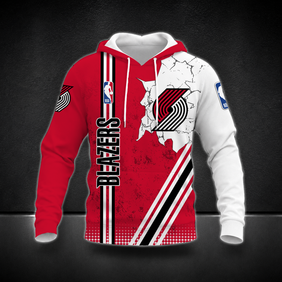 FINAL SALE - NEW CUSTOMIZED NBA22 PTB PORTLAND TRAIL BLAZERS T-SHIRT, POLO SHIRT, ZIP POLO SHIRT, SWEATSHIRT, HOODIE & ZIP HOODIE