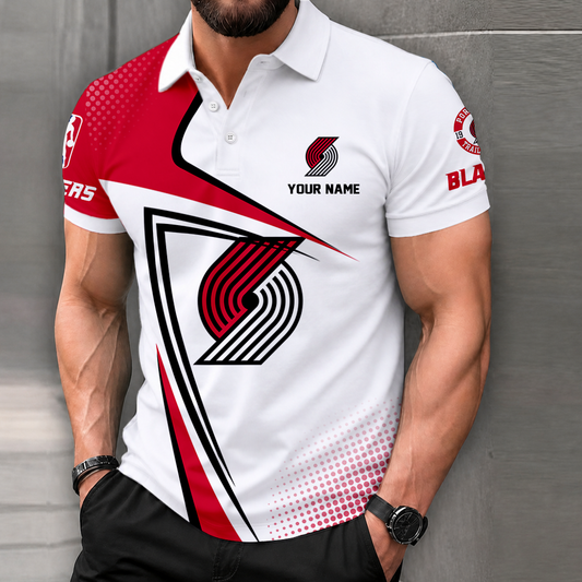 FINAL SALE - NEW CUSTOMIZED NBA22 PTB PORTLAND TRAIL BLAZERS T-SHIRT, POLO SHIRT, ZIP POLO SHIRT, SWEATSHIRT, HOODIE & ZIP HOODIE