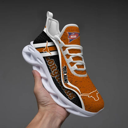 HOT DEAL - NEW CUSTOMIZED NCAA FBS22 TXL TEXAS LONGHORNS CLUNKY SNEAKERS