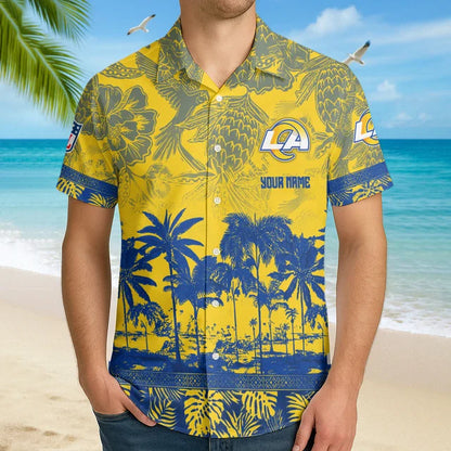 [SPECIAL OFFER] NEW CUSTOMIZED NFL22 LAR LOS ANGELES RAMS UNISEX HAWAIIAN SHIRT
