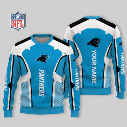 LIMITED EDITION - NEW CUSTOMIZED NFL23 CLP CAROLINA PANTHERS UGLY SWEATER