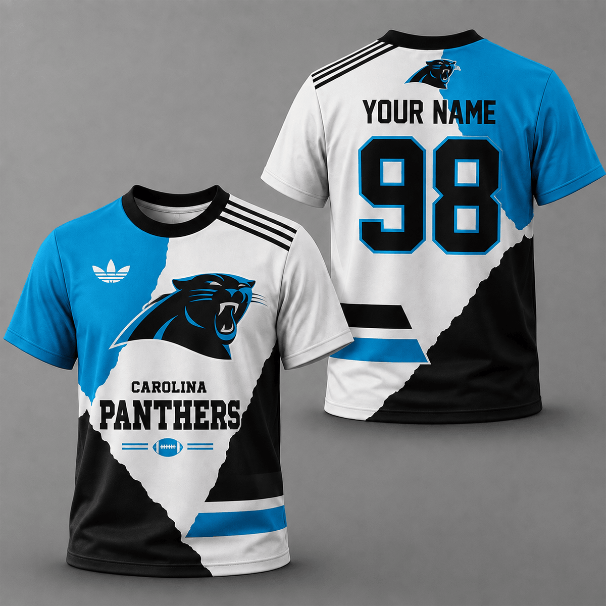 ELITE EDITION - NEW CUSTOMIZED NFL23 CLP CAROLINA PANTHERS T-SHIRTS, POLO SHIRT & ZIP POLO SHIRT
