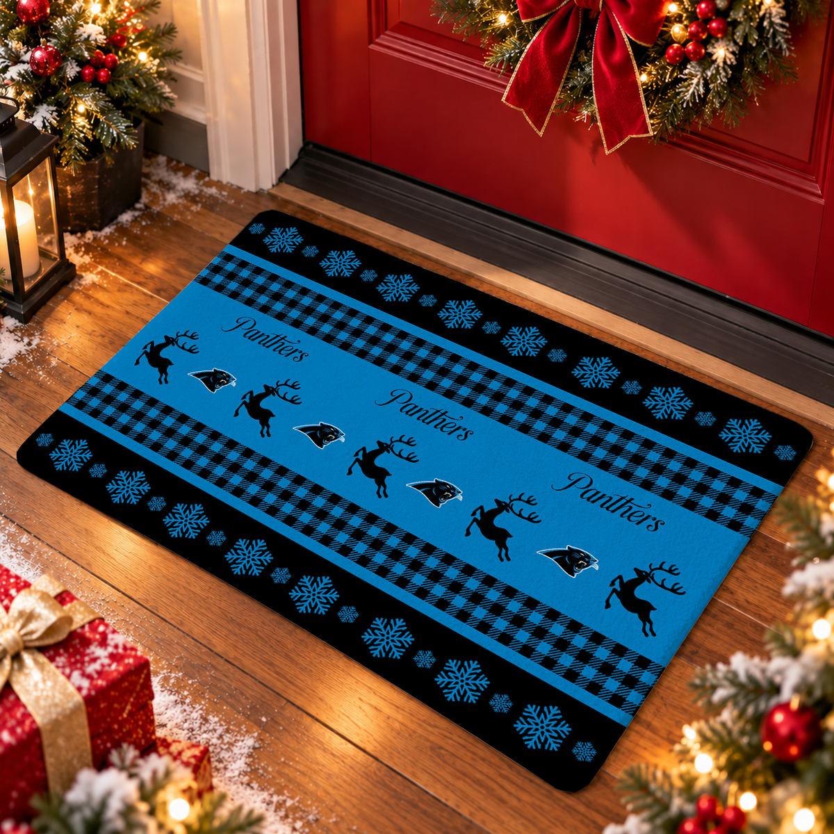 ELITE EDITION - NEW CUSTOMIZED NFL23 CLP CAROLINA PANTHERS WATER-ABSORBENT FLOOR MAT
