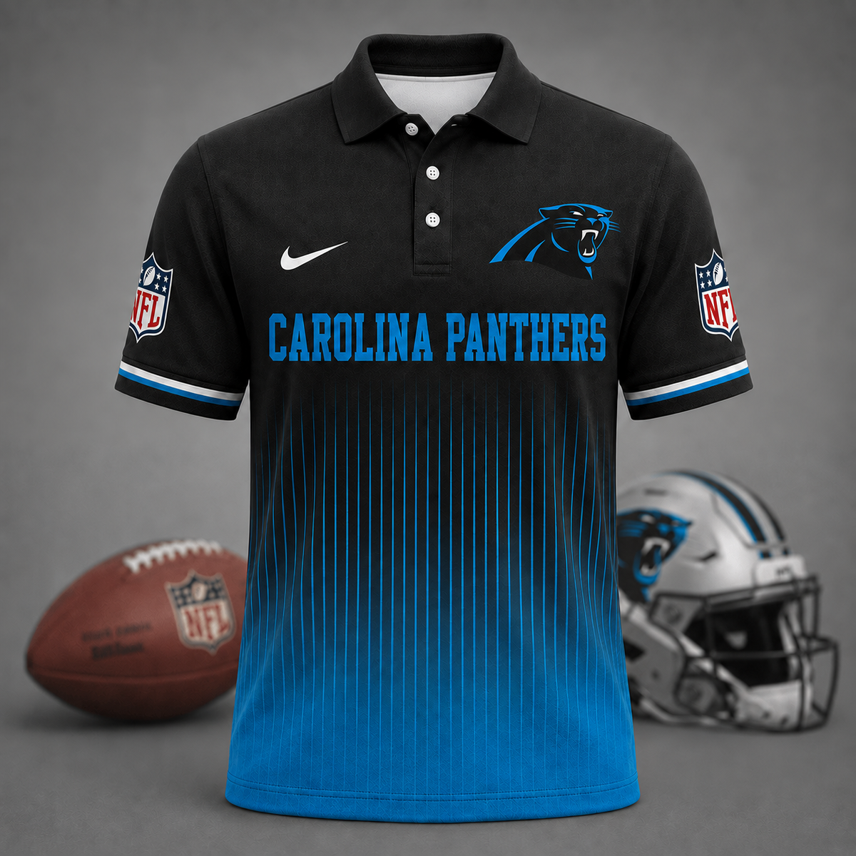 FINAL SALE - NEW CUSTOMIZED NFL23 CLP CAROLINA PANTHERS T-SHIRT, POLO SHIRT, ZIP POLO SHIRT, SWEATSHIRT, HOODIE & ZIP HOODIE