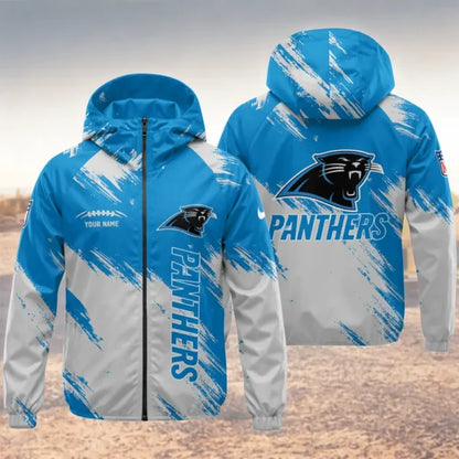 LIMITED EDITION - NEW CUSTOMIZED NFL23 CLP CAROLINA PANTHERS WINDBREAKER JACKET