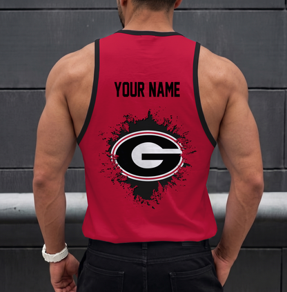 SPECIAL EDITION - NEW CUSTOMIZED NCAA CWS23 GEB GEORGIA BULLDOGS UNISEX TANK TOP