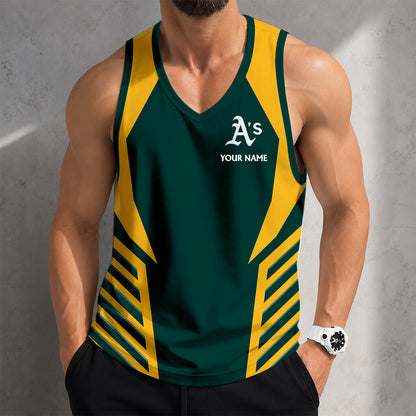 ELITE EDITION - NEW CUSTOMIZED MLB23 OAKLAND ATHLETICS UNISEX TANK TOP