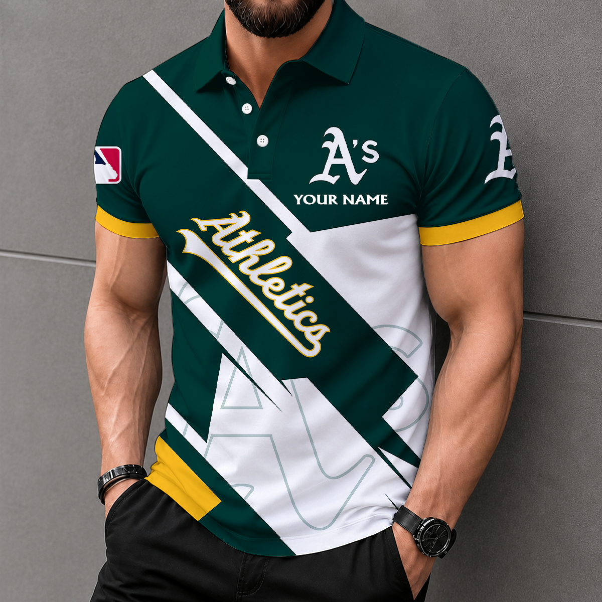 VIRAL EDITION - NEW CUSTOMIZED MLB23 OAS OAKLAND ATHLETICS T-SHIRT, POLO SHIRT, ZIP POLO SHIRT, SWEATSHIRT, HOODIE & ZIP HOODIE