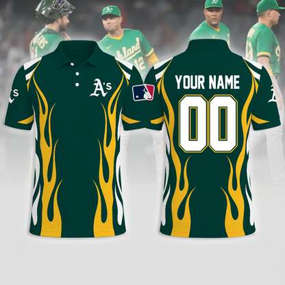 LIMITED EDITION - NEW CUSTOMIZED MLB23 OAS OAKLAND ATHLETICS T-SHIRT, POLO SHIRT, ZIP POLO SHIRT, SWEATSHIRT, HOODIE & ZIP HOODIE