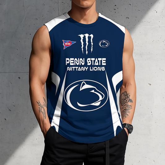ACTIVE OFFER - NEW CUSTOMIZED | NCAA FBS23 PNL PS NITTANY LIONS MEN'S GYM SHIRT