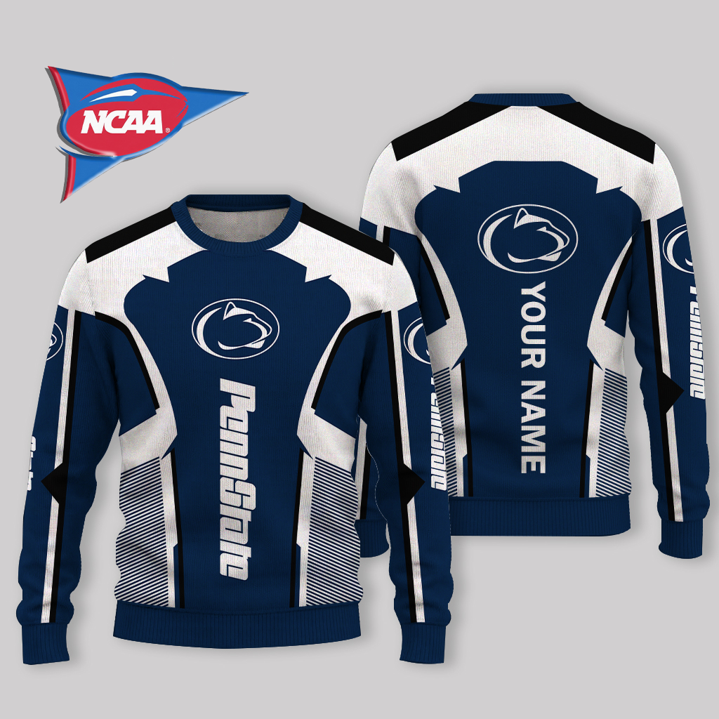 LIMITED EDITION - NEW CUSTOMIZED NCAA FBS23 PNL PENN STATE NITTANY LIONS UGLY SWEATER