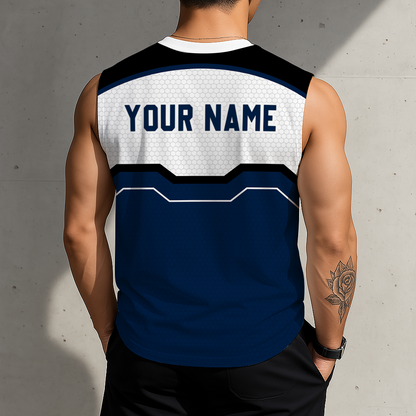 LIMITED EDITION - NEW CUSTOMIZED NCAA FBS23 PNL PENN STATE NITTANY LIONS MEN'S GYM SHIRT