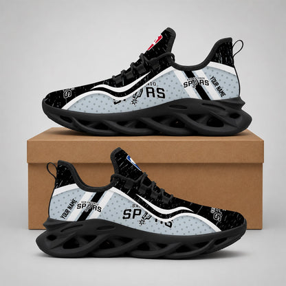 SPECIAL EDITION - NEW CUSTOMIZED NBA23 SAS SAN ANTONIO SPURS MAX SOUL SHOES