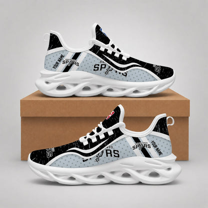 SPECIAL EDITION - NEW CUSTOMIZED NBA23 SAS SAN ANTONIO SPURS MAX SOUL SHOES