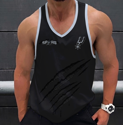 FINAL SALE - NEW CUSTOMIZED NBA23 SAS SAN ANTONIO SPURS UNISEX TANK TOP